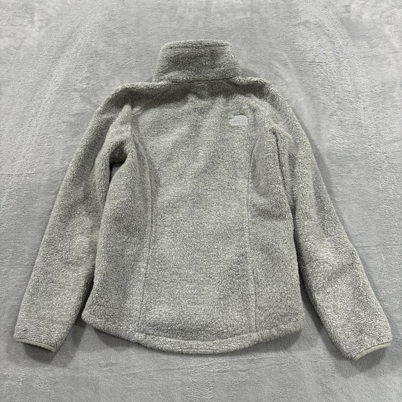 THE NORTH FACE Jacket Women's Small‎ Gray Zip Up Fleece Polartec Mock Neck - Picture 2 of 8
